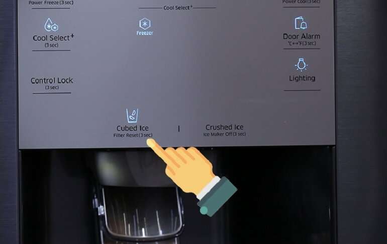 Tủ lạnh Samsung báo đỏ Filter Reset - nguyên nhân và cách xử lý