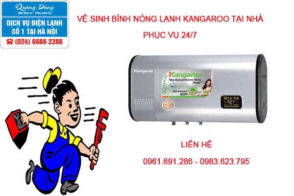 Cách Vệ Sinh Bình Nóng Lạnh Kangaroo CỰC HIỆU QUẢ (TẠI NHÀ)