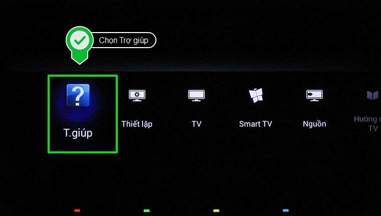Chọn mục T.giúp