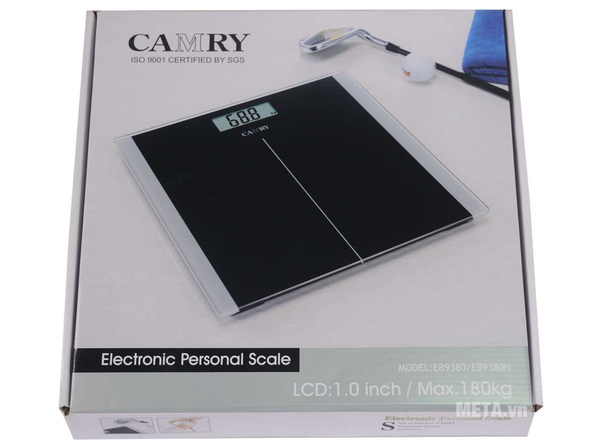 Cân sức khỏe điện tử mặt kính Camry EB9380-S744