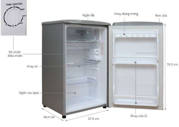 Cấu tạo tủ lạnh mini như thế nào