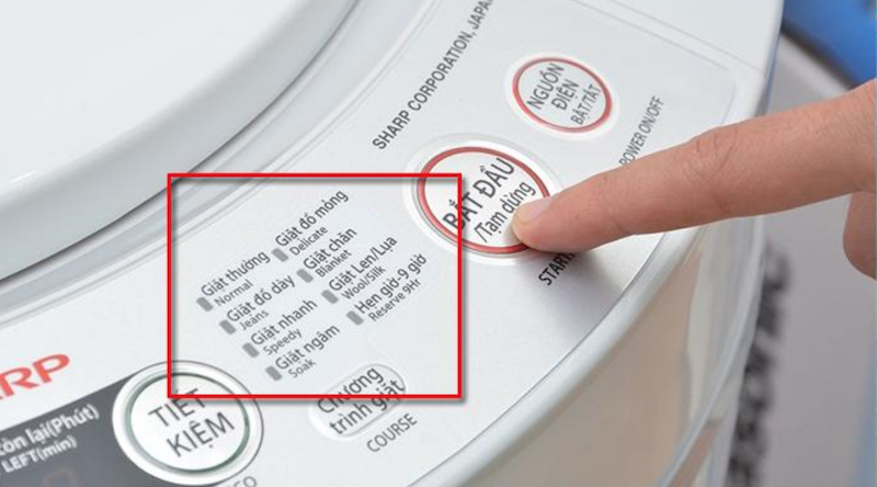 chế độ giặt chăn của máy giặt 