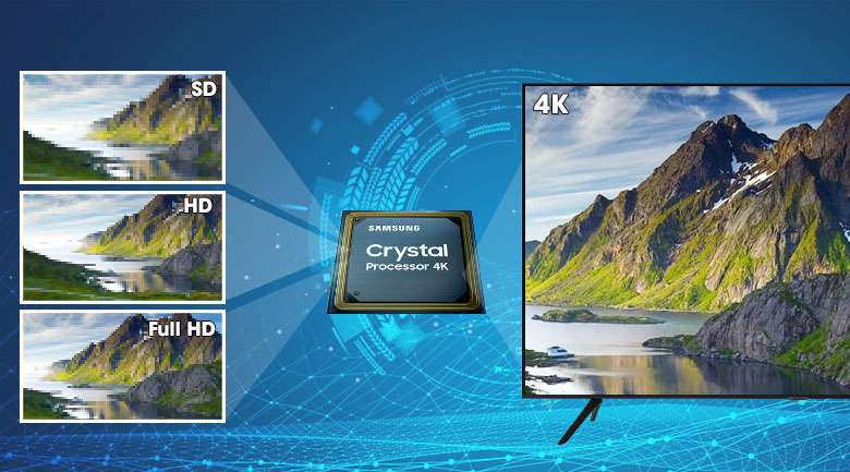 crystal-Smart Tivi Samsung 4K 50 inch UA50TU8100