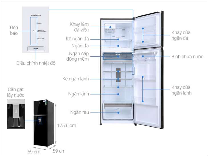 Kích thước các dòng tủ lạnh cơ bản nên biết trước khi mua