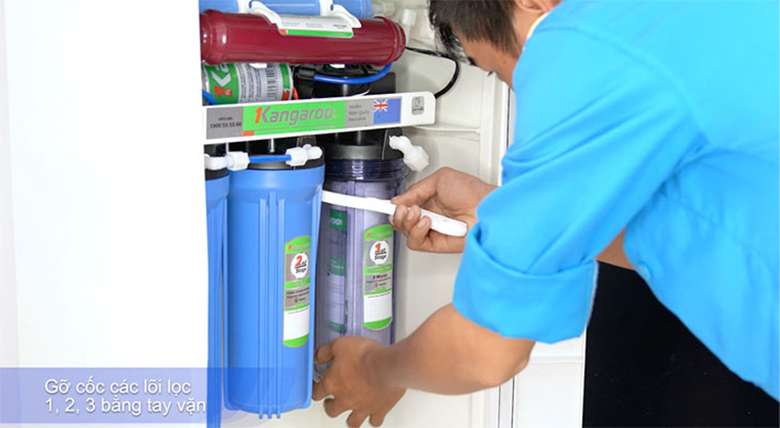 Tìm hiểu sơ đồ máy lọc nước Kangaroo tại nhà