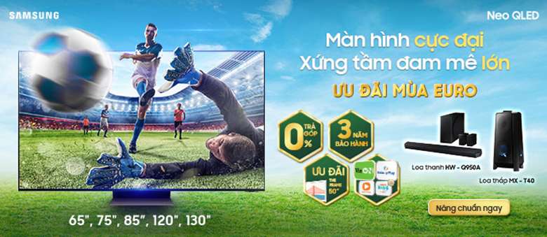 Mua QLED TV Samsung nhận ngay ưu đãi 3 năm bảo hành