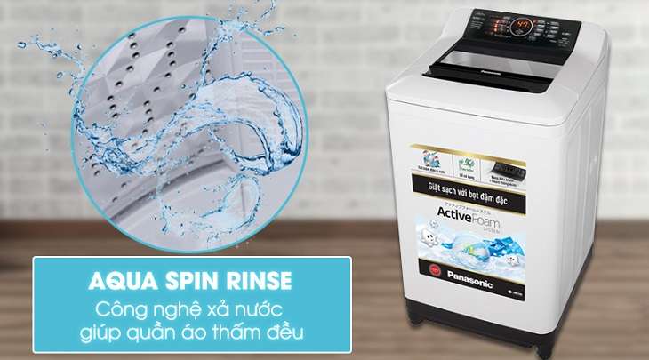 Aqua Spin Rinse - Máy giặt Panasonic