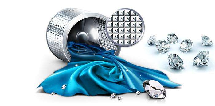 Lồng giặt kim cương - Máy giặt Samsung Inverter 8 kg WW80J54E0BW/SV