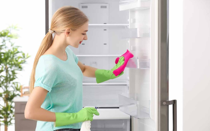 dễ dàng vệ sinh khi sử dụng tủ lạnh không đóng tuyết