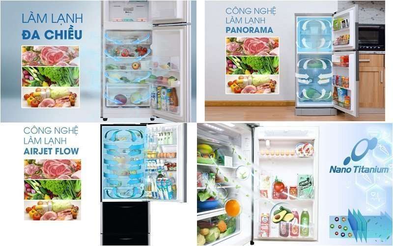 Tủ lạnh Inverter được tích hợp nhiều công nghệ làm lạnh hiện đại