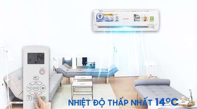 Điều hòa Sharp 9000 BTU 1 chiều Inverter AH-X9VEW gas R-32. Giá từ 4.350.000 ₫ - 57 nơi bán.