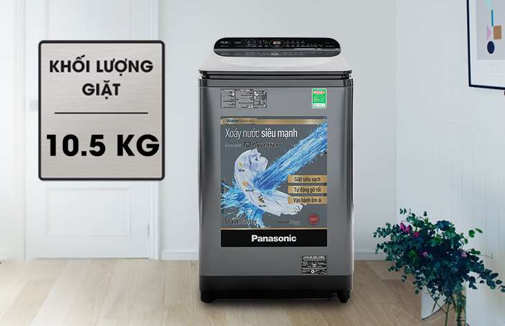Khối lượng giặt 10.5 Kg - máy giặt Panasonic NA-FD10AR1BV