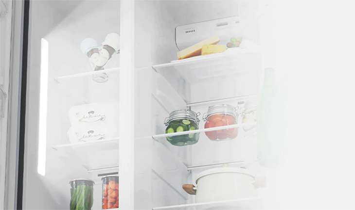 Tủ lạnh LG Inverter 613 lít GR-B247WB - Đèn LED