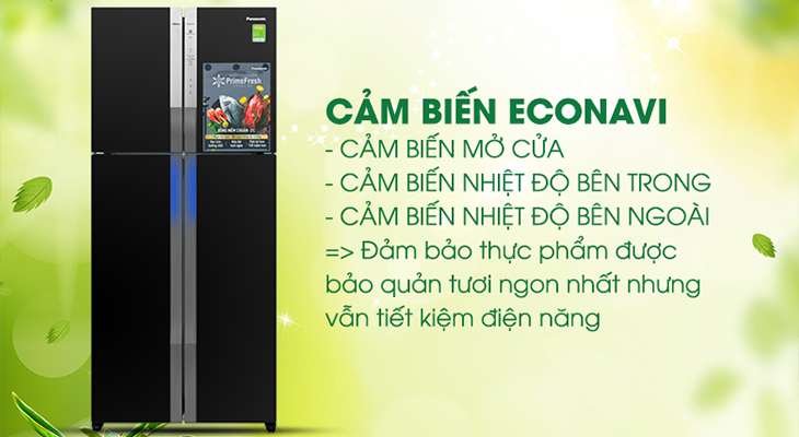 Econavi - Tủ lạnh Panasonic Inverter 550 lít NR-DZ600GXVN