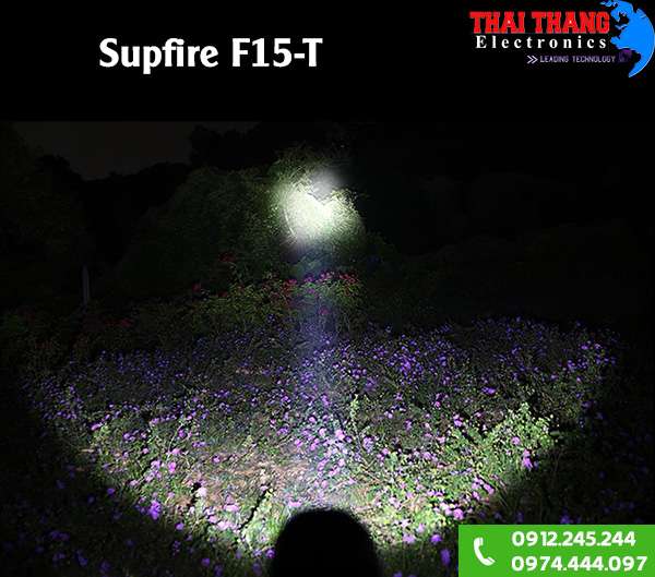 Đèn pin siêu sáng Supfire F15-T