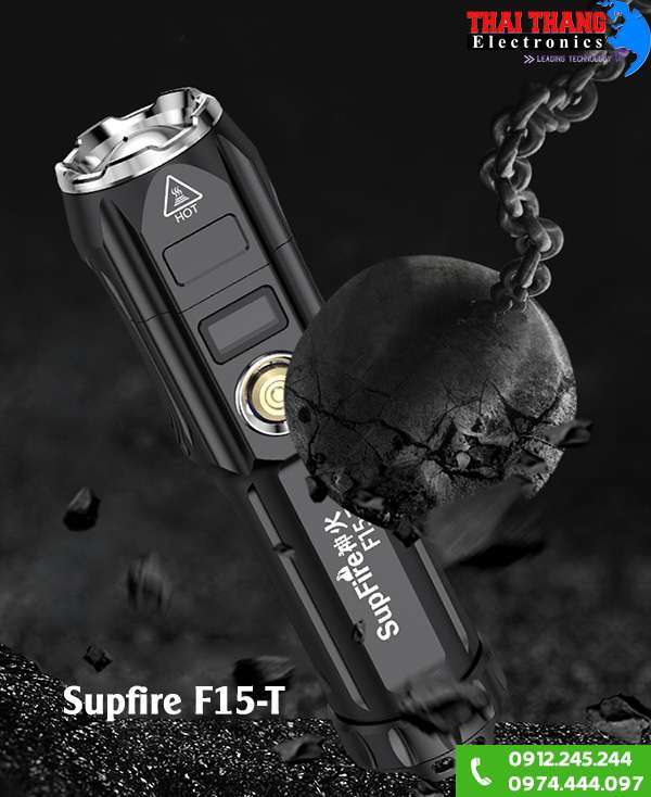Đèn pin siêu sáng Supfire F15-T