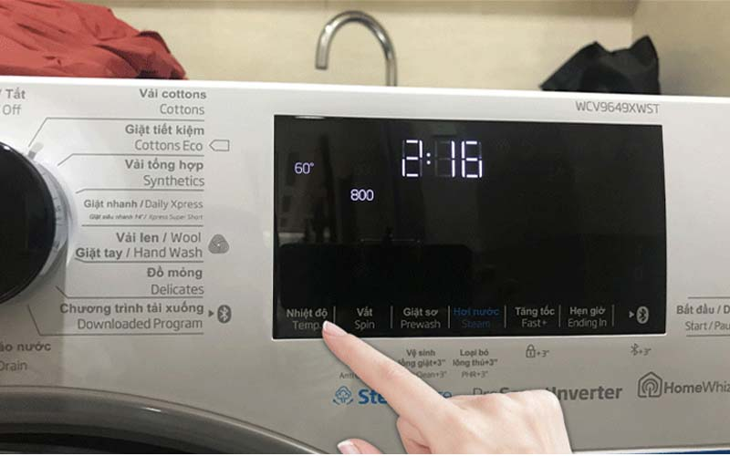 Hướng dẫn sử dụng các chương trình giặt trên máy giặt Beko