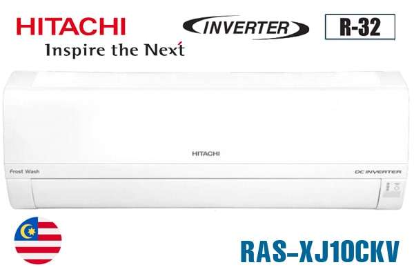 1. Điều hòa Hitachi RAS-XJ10CKV 9000BTU 1 chiều thiết kế sang trọng, tinh tế