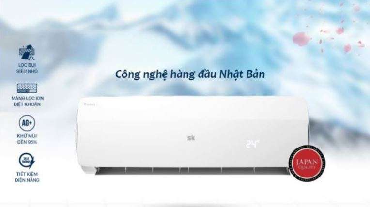 Điều hòa 2 chiều Sumikura APS/APO-H120DC khử mùi kháng khuẩn hiệu quả