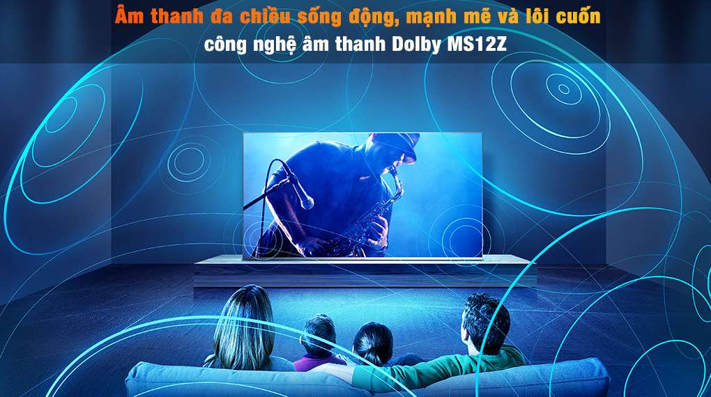 Android Tivi TCL 4K 65 inch 65P725 - Dolby MS12Z