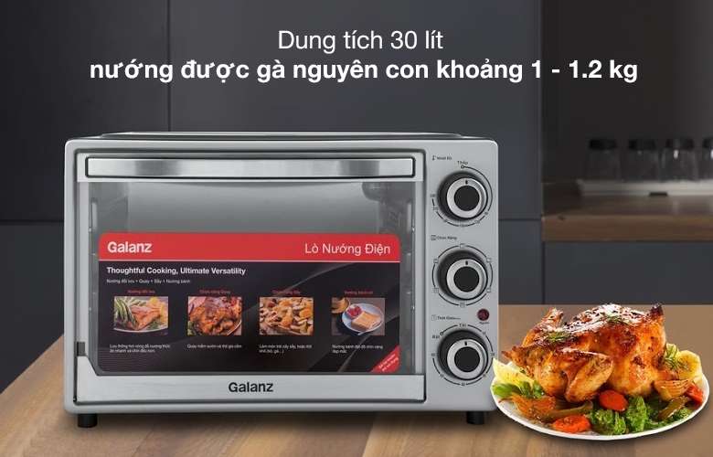 Dung tích - Lò nướng Galanz KWS1530LQ-D2 30 lít