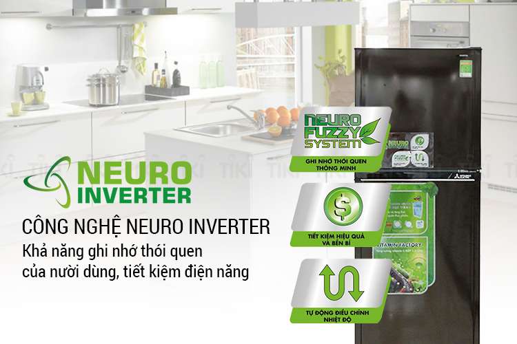 Công nghệ Neuro Inverter của tủ lạnh Mitsubishi