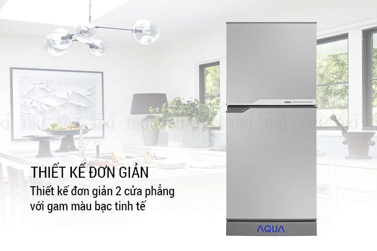 Tủ Lạnh Aqua AQR-125EN-SS (110L) - Hàng Chính Hãng
