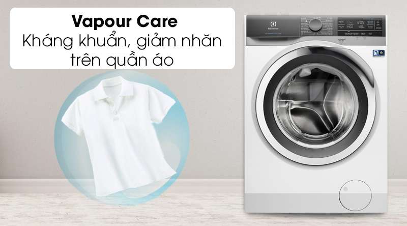 Máy giặt Electrolux Inverter 10 kg EWF1023BEWA- công nghệ giặt hơi nước Vapour Care