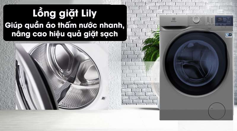 Máy giặt Electrolux EWF8024ADSA - Nâng cao hiệu quả giặt sạch với lồng giặt Lily
