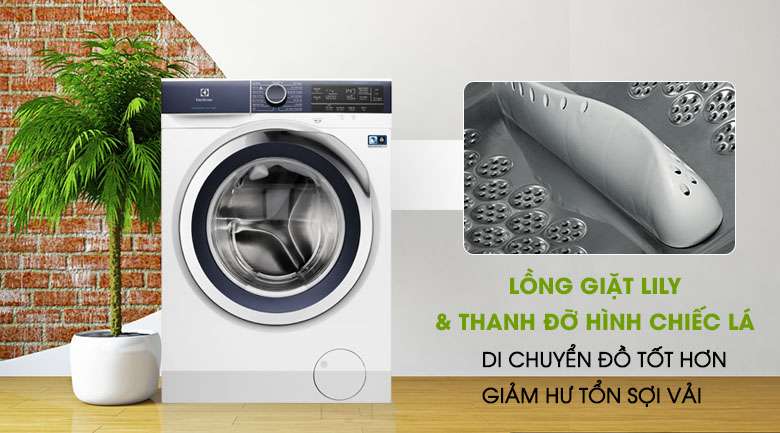 Lồng giặt Lily - Máy giặt Electrolux Inverter 9.5 kg EWF9523BDWA