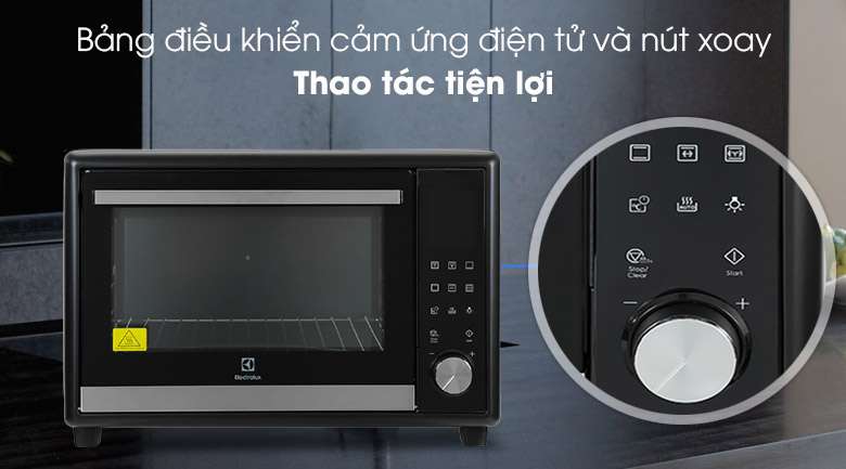 Lò Nướng Electrolux EOT40DBD 40 Lít cho bữa ăn phong phú với nhiều món nướng