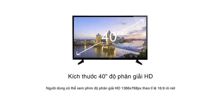 Tivi Arirang LED 40 inch Full HD AR-4088EF - Hàng Chính Hãng | Tiki