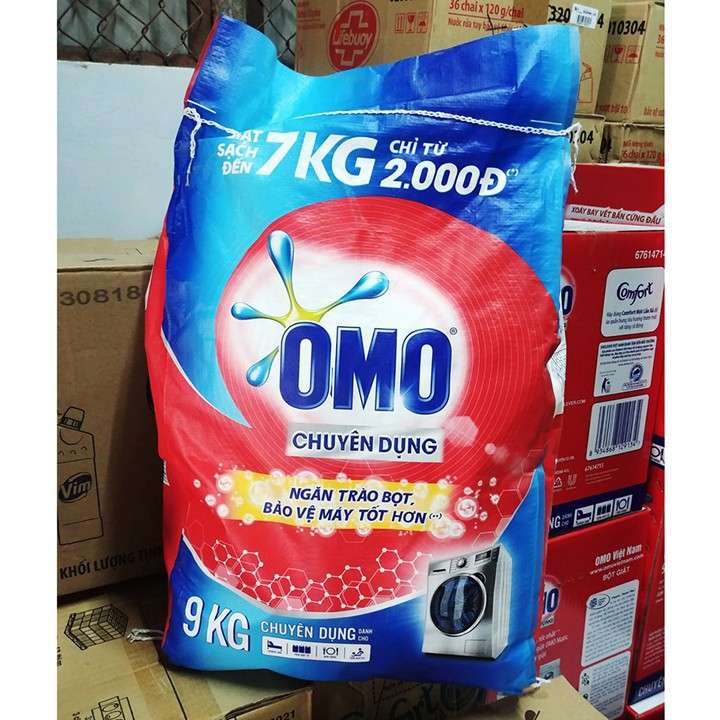 Bột giặt Omo Chuyên Dụng 9kg Siêu Tiết Kiệm - BOMO9K 1