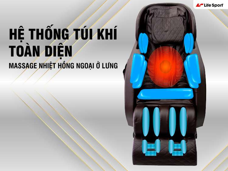 Ghế massage toàn thân Life Sport LS-450 chính hãng