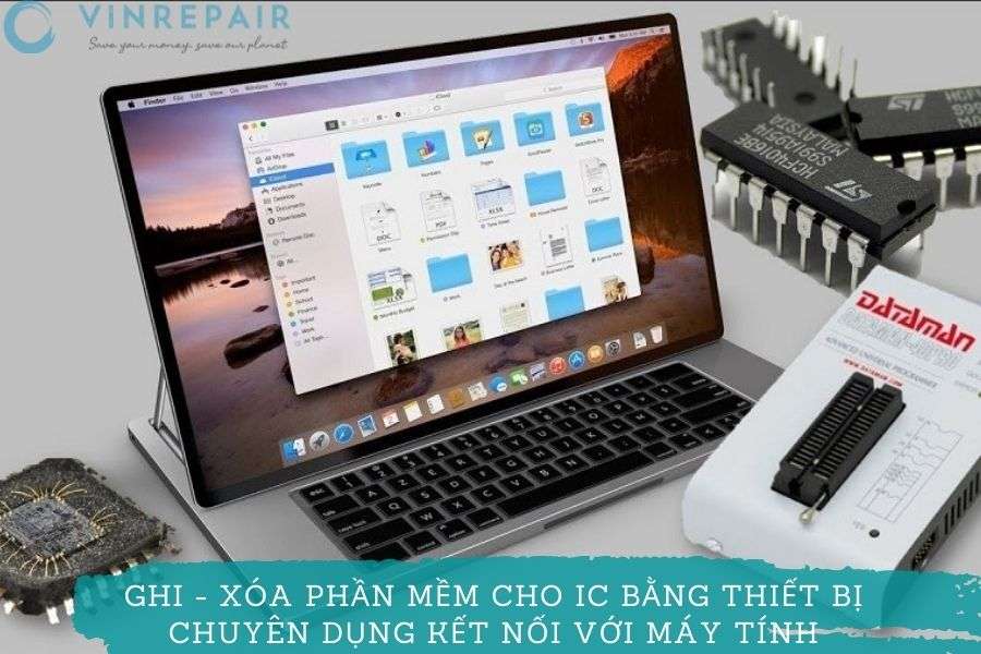 ghi và xóa chương trình cho IC bằng thiết bị chuyên dụng