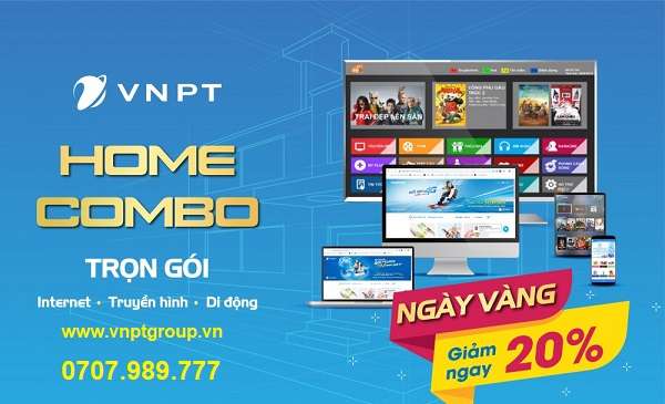 Giá Cước Combo Internet và truyền hình cáp VNPT 2021