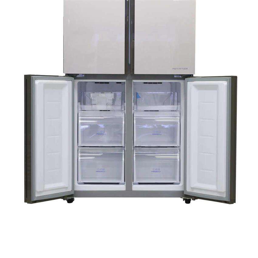 Tủ Lạnh Aqua AQR-IG525AM (GG) 516 Lít 4 Cửa Inverter Màu Vàng (Ảnh 5)