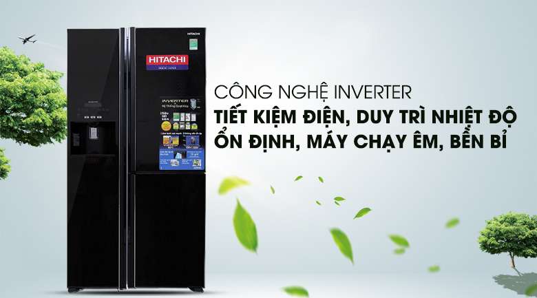 Công nghệ Inverter - Tủ lạnh Hitachi Inverter 584 lít R-M700GPGV2