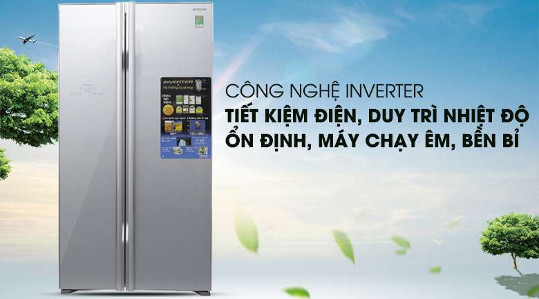 Công nghệ Inverter - Tủ lạnh Hitachi Inverter 605 lít R-S700PGV2