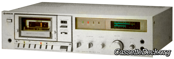 Hitachi D-75s Stereo Cassette Tape Deck