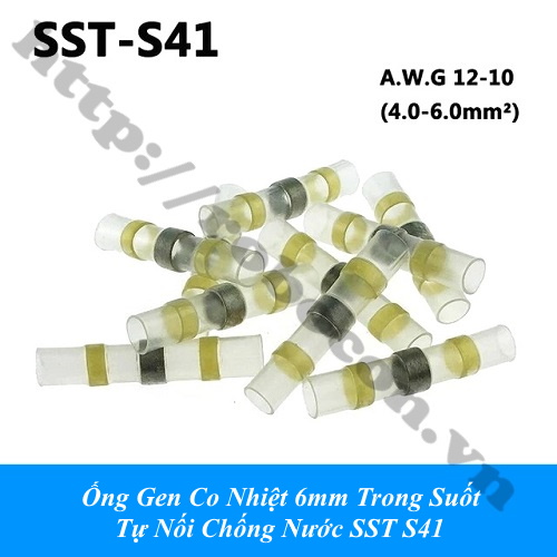 Ống Gen Co Nhiệt 6mm Trong Suốt Tự Nối Chống Nước SST S41