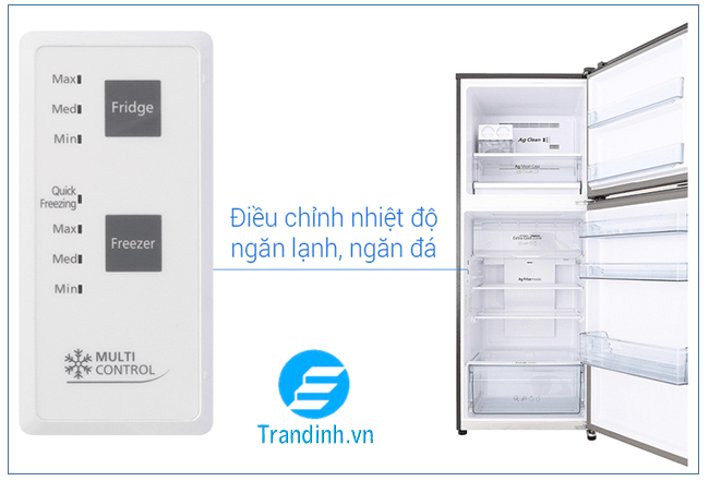 Hướng dẫn cách điều chỉnh nhiệt độ trên tủ lạnh Panasonic