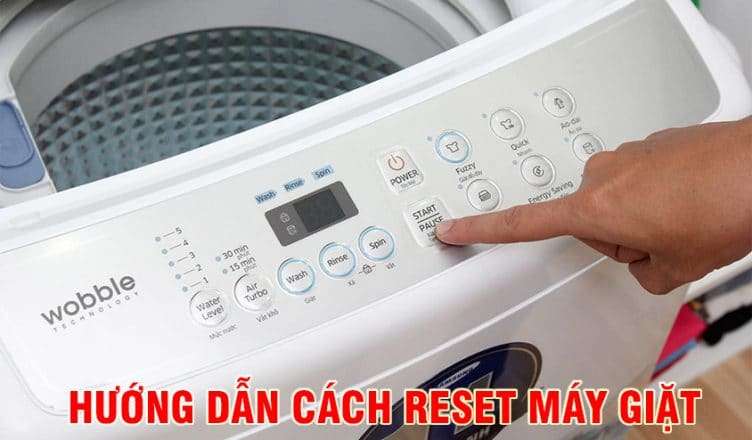 hướng dẫn cách reset máy giặt toshiba