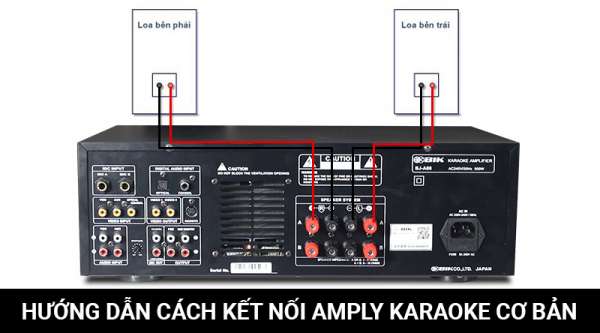 Hướng dẫn cơ bản về cách kết nối Amply karaoke
