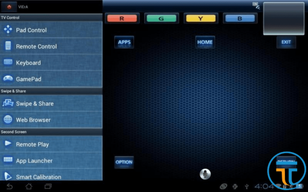Ứng dụng Viera Remote 2