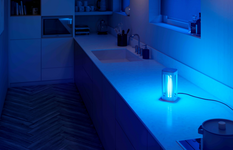Đèn bàn khử khuẩn Philips UV-C có tính năng hạn chế và tiêu diệt những vi khuẩn
