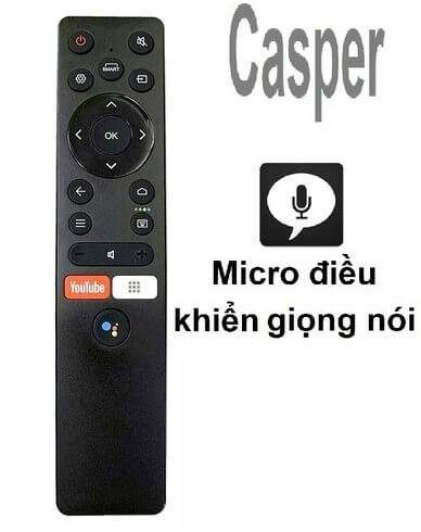 Điều khiển tivi Casper điều khiển bằng giọng nói