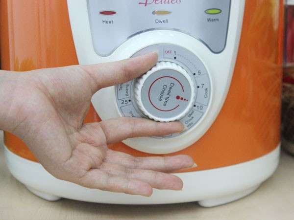 Bước 7: Điều chỉnh nhiệt độ và thời gian nấu
