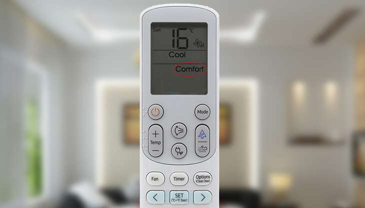 Chức năng thổi gió Comfort dễ chịu 