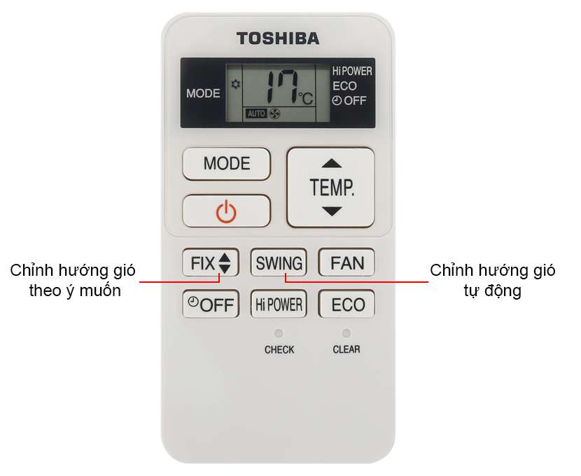 Hướng dẫn sử dụng máy lạnh Toshiba